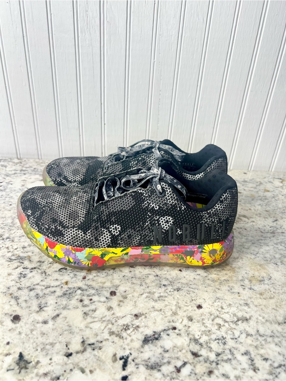 NOBULL Monochrome Superblossom Unisex Trainers - Picture 6 of 10